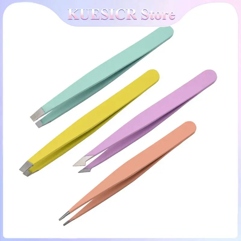 Eyebrow Tweezers Comfortable Grip Fine Hair Removal Beauty Tools Stainless Steel Professional Quality Easy Eyebrow Hair Removal