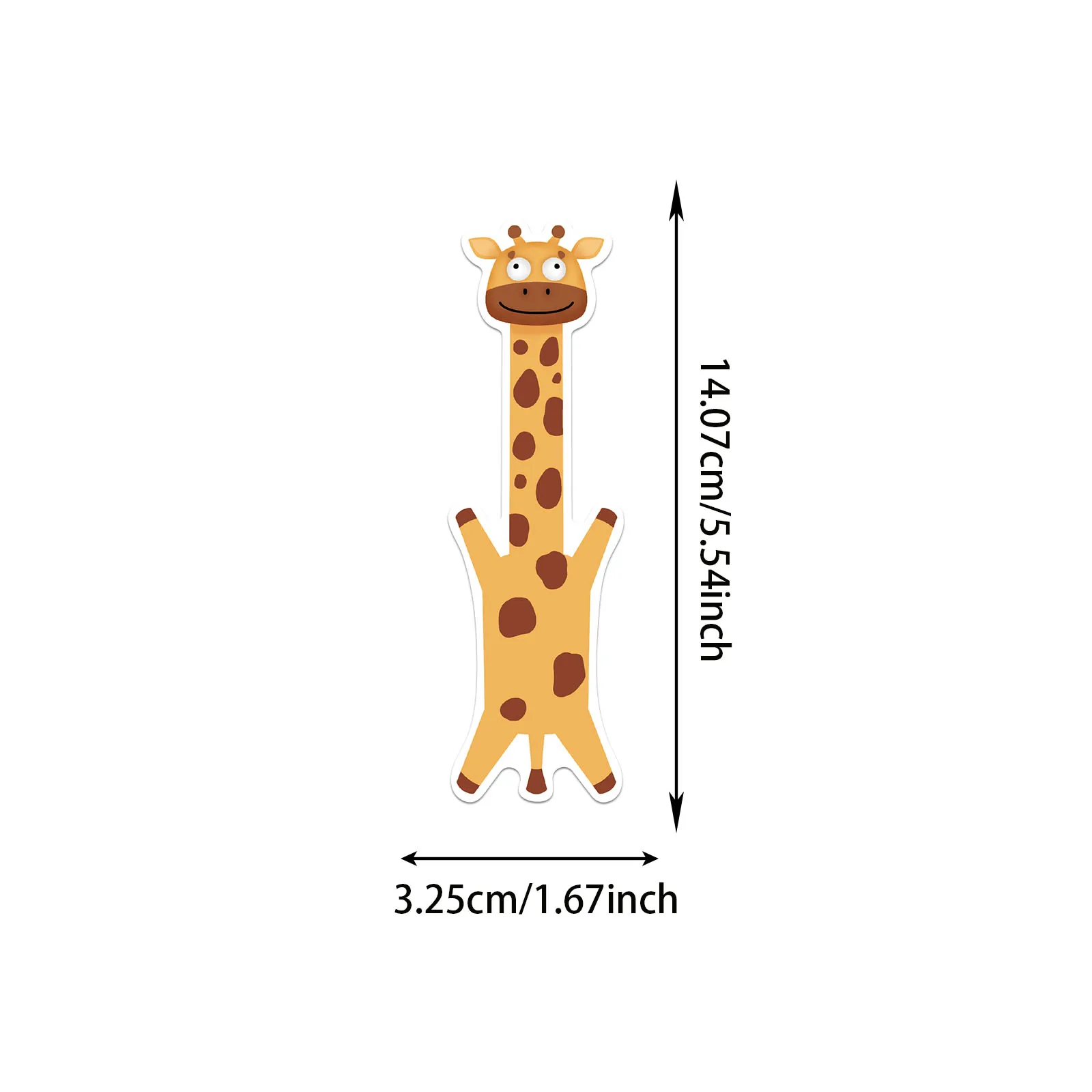 30 قطعة من الإشارات المرجعية على شكل حيوانات كرتونية لتزيين كتب الطالب وبطاقة تسمية للقراءة هدية إبداعية