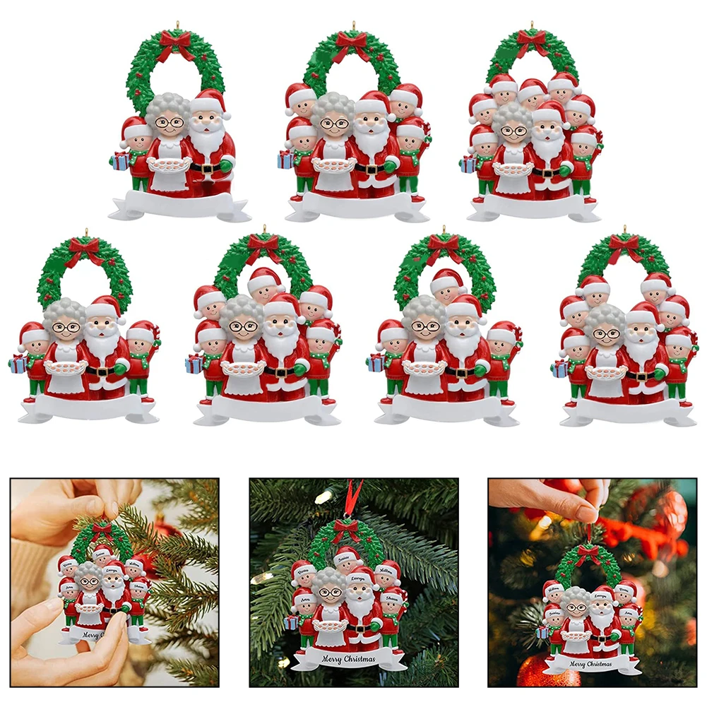 ตกแต่งคริสต์มาสวันหยุด Navidad ต้นไม้แขวนตกแต่ง 2025 Home Custom Snowman ตกแต่งคริสต์มาส