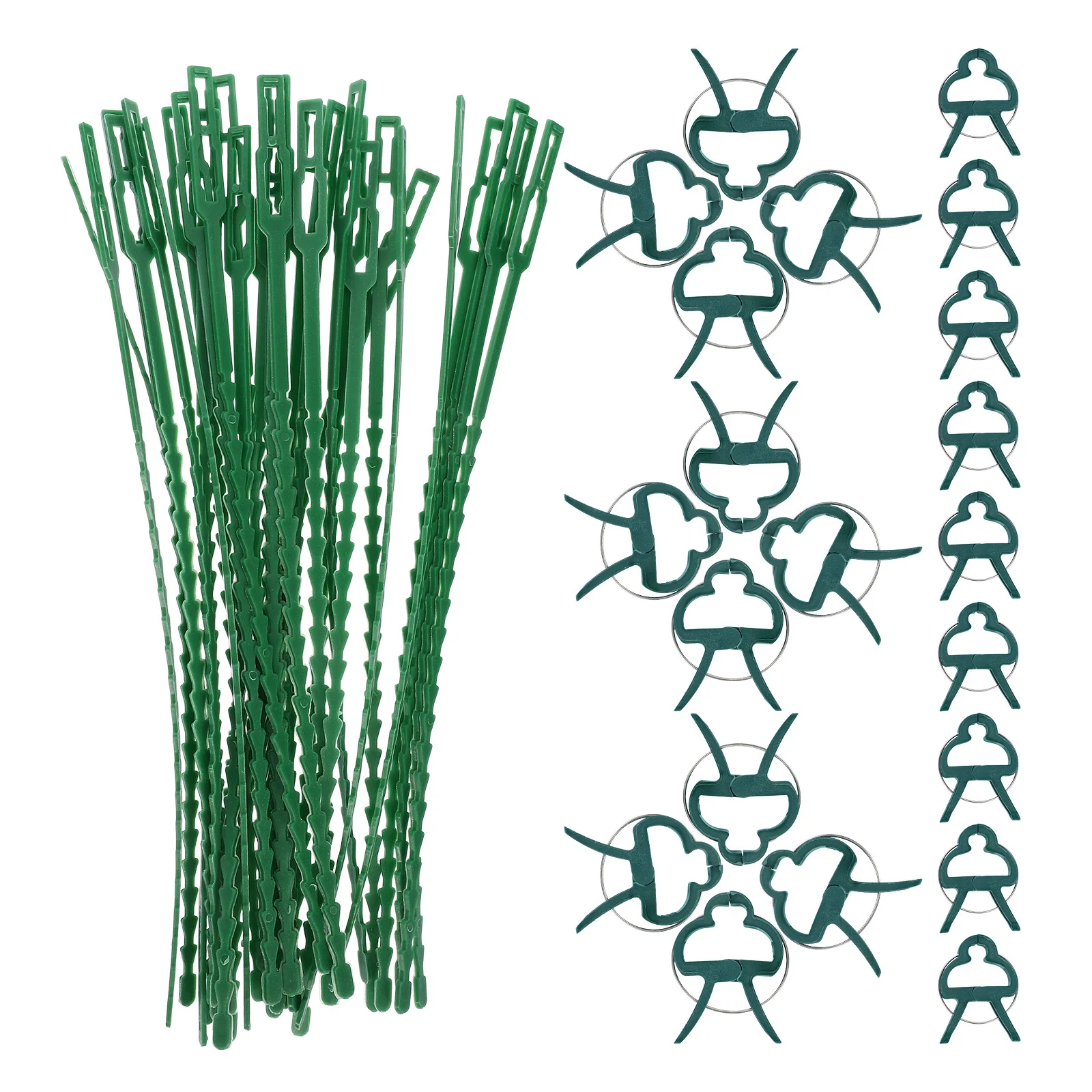 

1 Set Of Plant For Climbing Plants Plastic Garden Support Clamps Trellis Fixing Clips Vine Stem Gripper Tomato Grafting Clamp