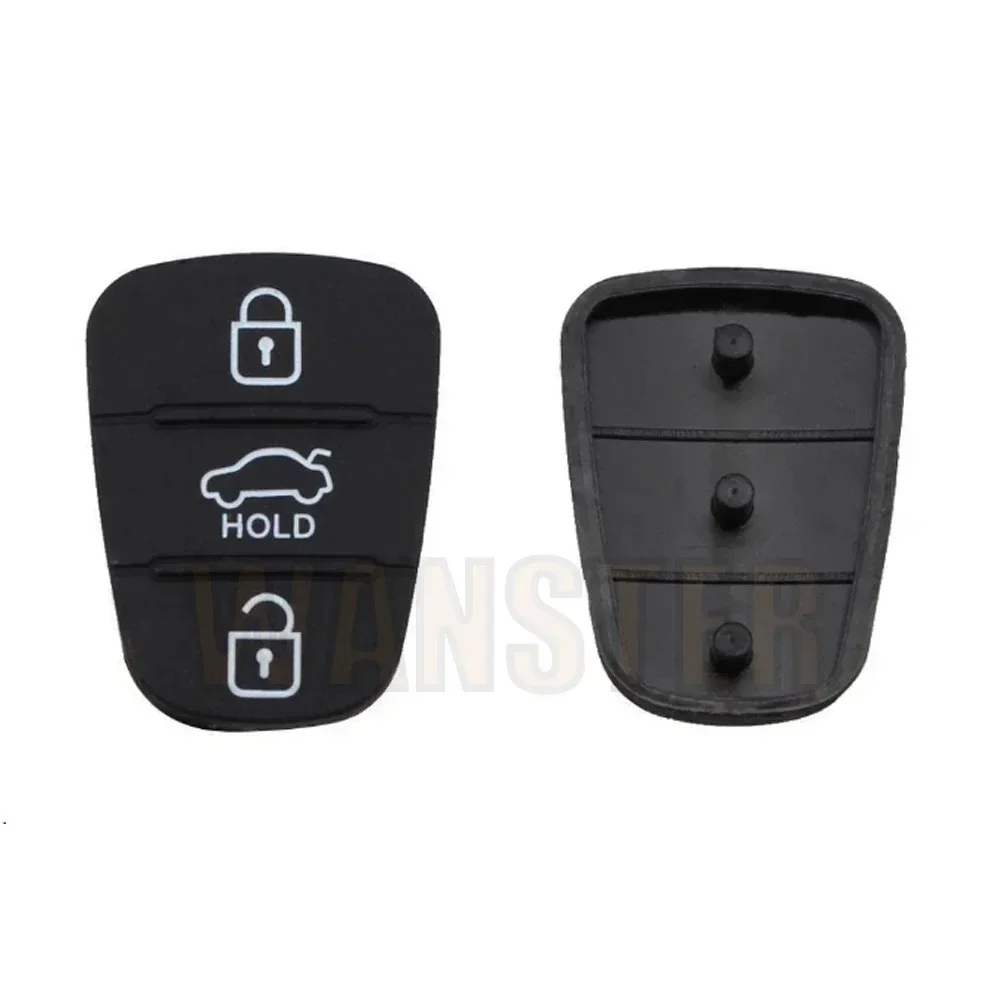مفتاح السيارة أزرار مطاطية وسادة لشركة هيونداي/كيا بورتر فيرنا بونغو سولاريس أكسنت سبورتاج ريو مورنينج بيكانتو K2 K5 I20 Ceed Elantra #2