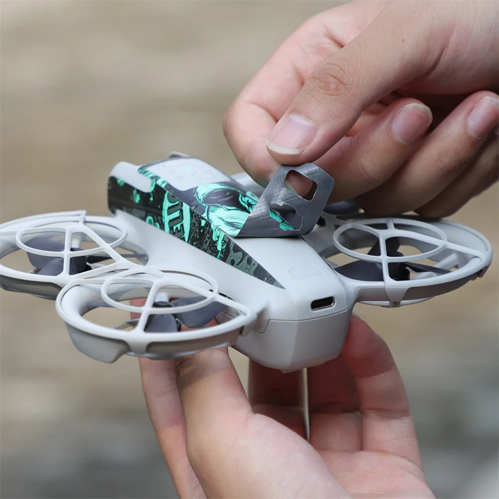 Dji-PVCスキンステッカー,ネオウォッシャブル,防塵,ステッカーボディ,RC-N3,リモコンカバー,カラフルなアクセサリー