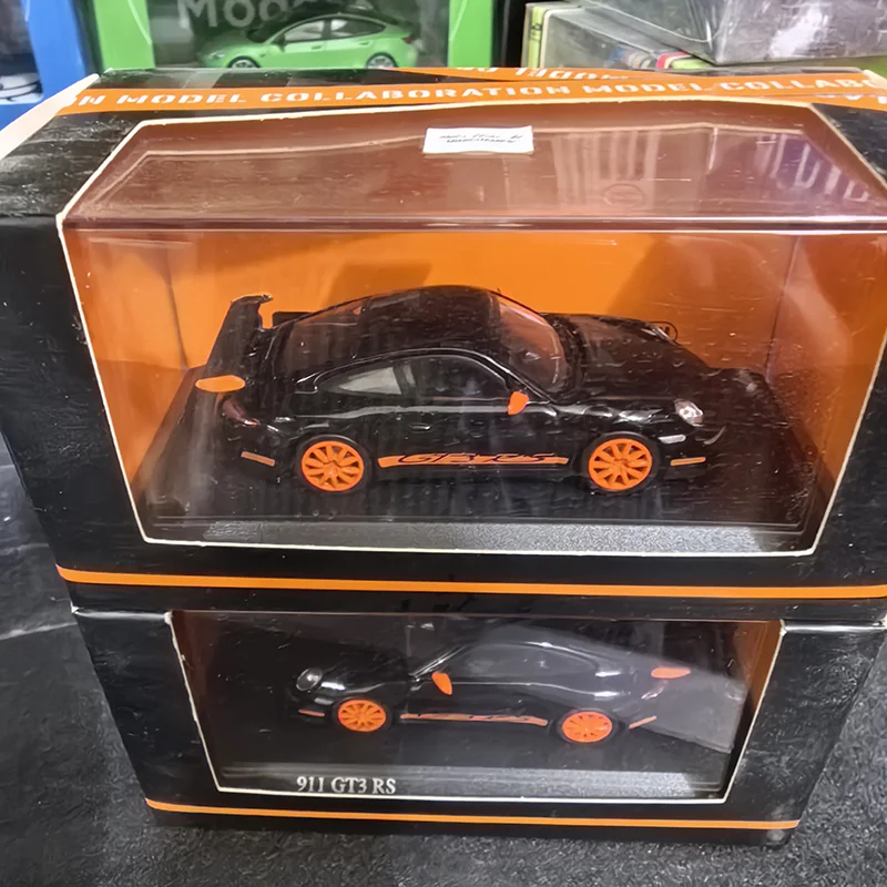 MINICHAMPS Diecast 1:64 Scale 911 GT3 RS Alloy Car Model Collectible Souvenir Holiday Gift Vehicle Toy Display Ornaments