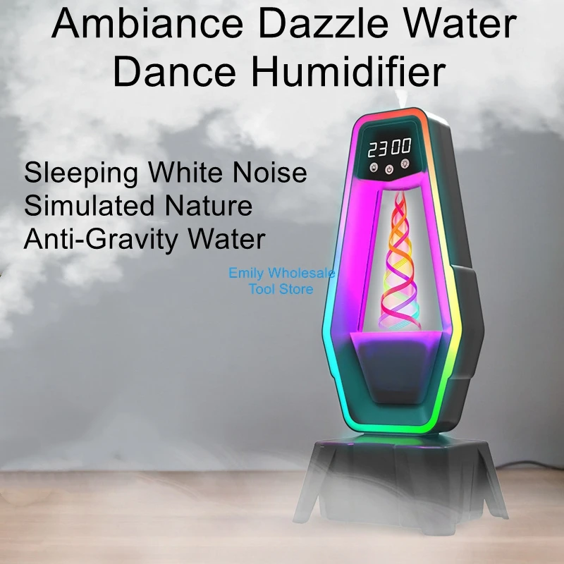 

Anti-gravity humidifier creative water dance water droplets flow backwards office humidifier home air purifier