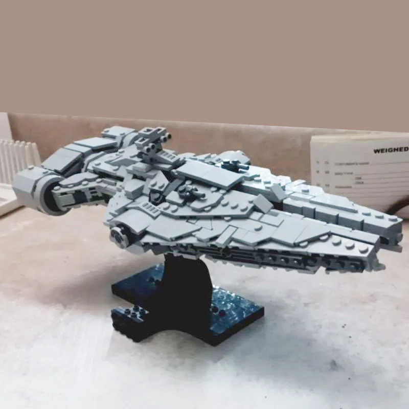

654PCS MOC Imperial Light Cruiser Space Ship Building Blocks, DIY Creative Bricks Model, Expert Midi Version, Adults Kids Gifts