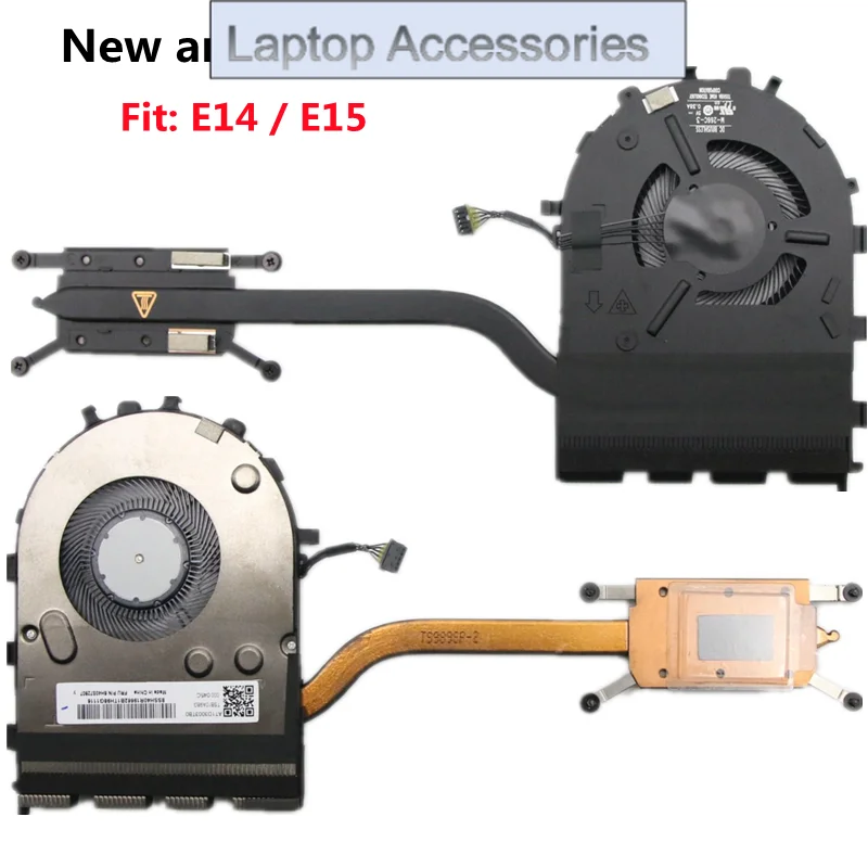 

New Original UMA CPU Cooling Fan Heatsink Radiator Cooler for Lenovo ThinkPad E14 E15 Laptop 5H40S72906 5H40S72907