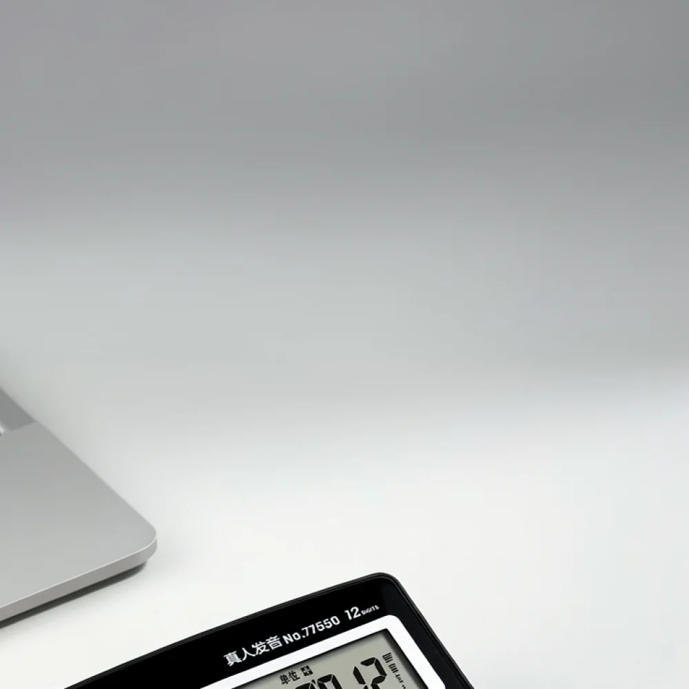 For Deli Electronic Financial Calculator Large Display Screen Voice Feature Professional Accounting Tool Desktop Compute Device
