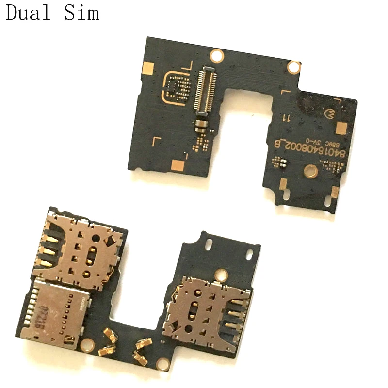 For Motorola Moto G3 3rd XT1541 XT1540 XT1548 Dual SIM Card SD Memory Holder Slot Tray Reader Flex Cable Board with IC