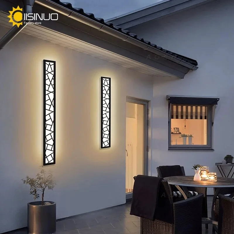 

Водонепроницаемый уличный настенный светильник для длинных лестниц, креативный дизайн для двора, виллы, спальни, гостиной, балкона - Дизайн в стиле Net Celebrity