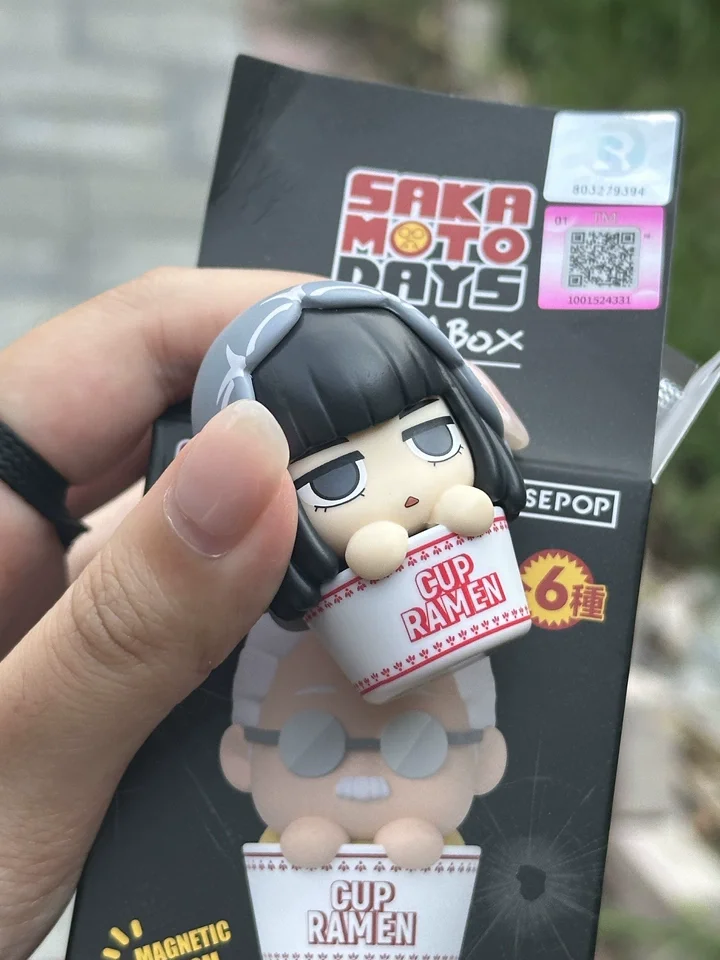 สินค้าพร้อมส่ง กล่องสุ่มฟิกเกอร์ Bandai Sakamoto Days รุ่น Q พร้อมฐานแม่เหล็ก ของแท้ น่ารัก สไตล์ชิบิ สำหรับตกแต่งโต๊ะทำงาน ของสะสม