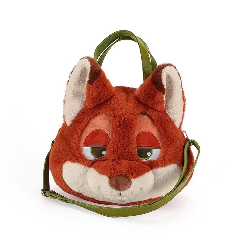 حقيبة ظهر ديزني زوتوبيا جودي هوبس نيك وايلد المحشوة على شكل حيوانات حقيبة كروس واسعة للأطفال والكبار #6