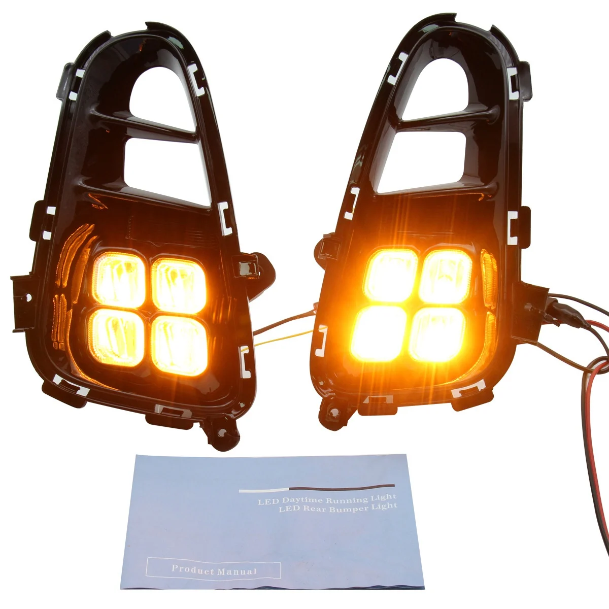 2Pcs for 2018-2020 Kia PICANTO with Two-Way Function Daytime Running Lights