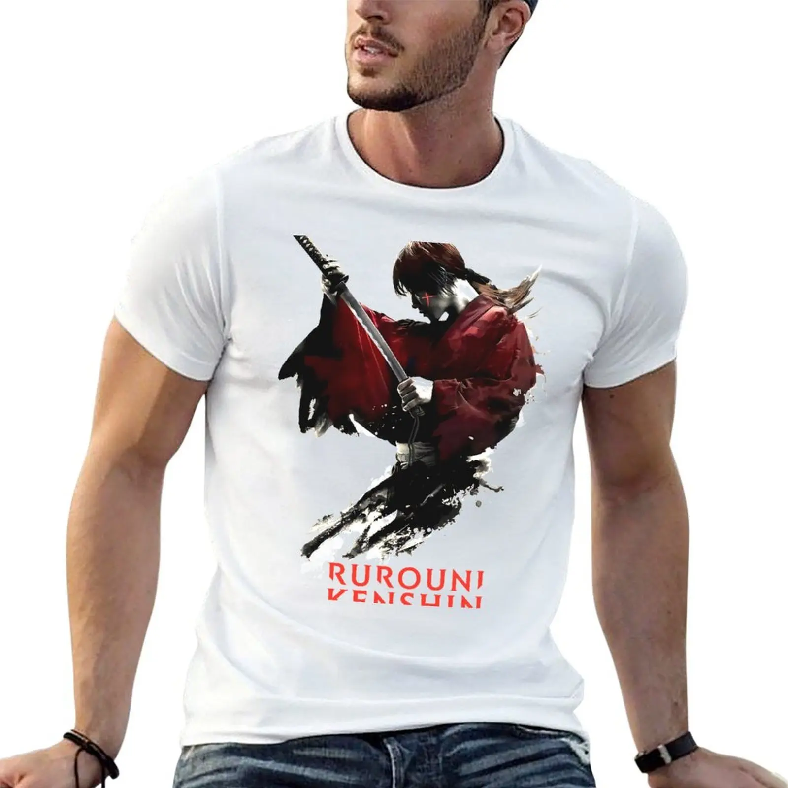 Himura Kenshin Poster T-Shirt cute tops valentines boutique clothes designer t shirt men