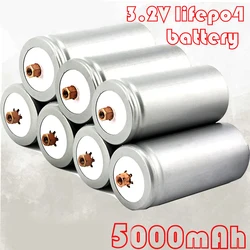 100% Originele 32650  5000Mah  3.2V Lifepo4 Oplaadbare Batterij Professionele Lithium Ijzerfosfaat  Met Schroef