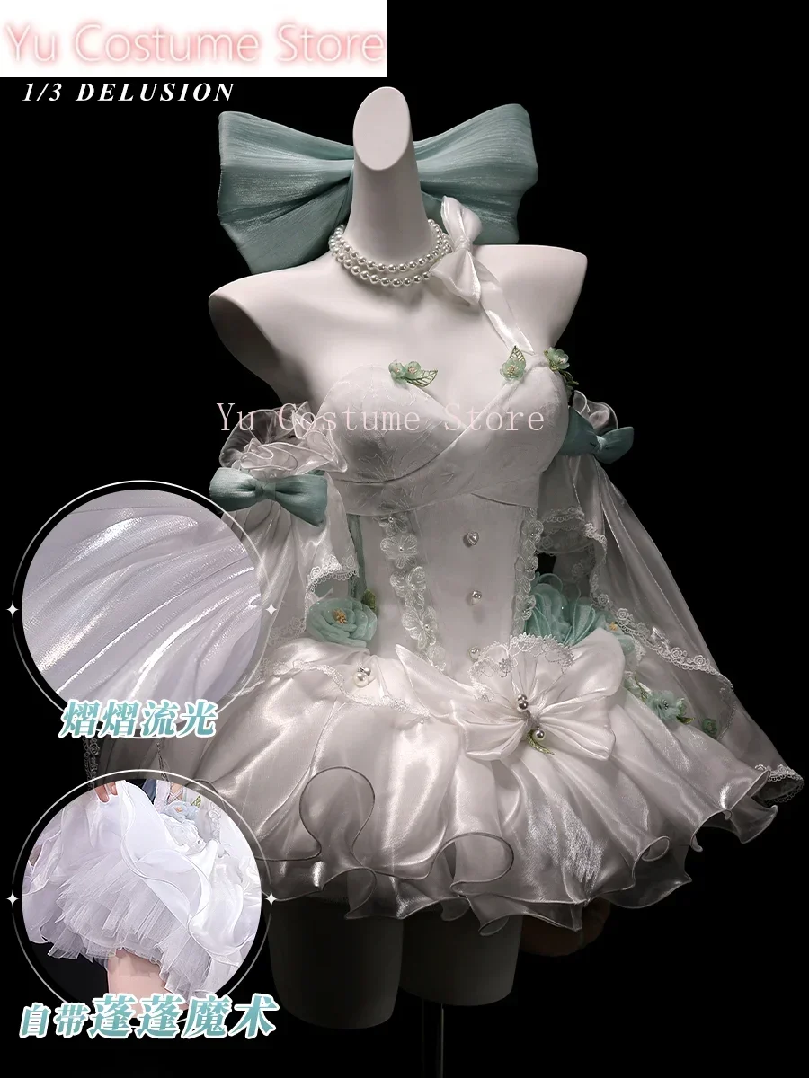 

Three-point Delusion Genshin Impact Lynette Angel Courtyard Women Cosplay Costume Cos Game Anime Party Uniform Hallowen Play