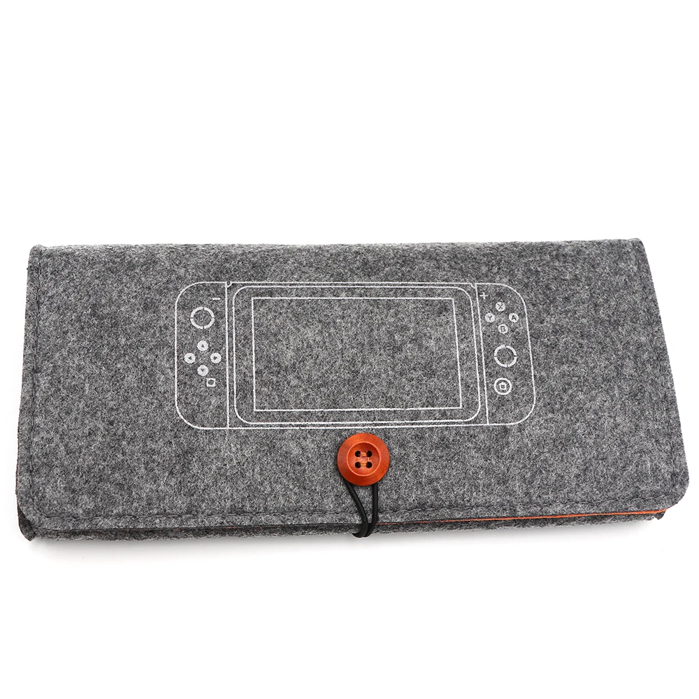 Game Console Felt Storage Bag for Nintendo Switch Protective Case Shock Proof Carrying Bag for Nintendo Switch Lite