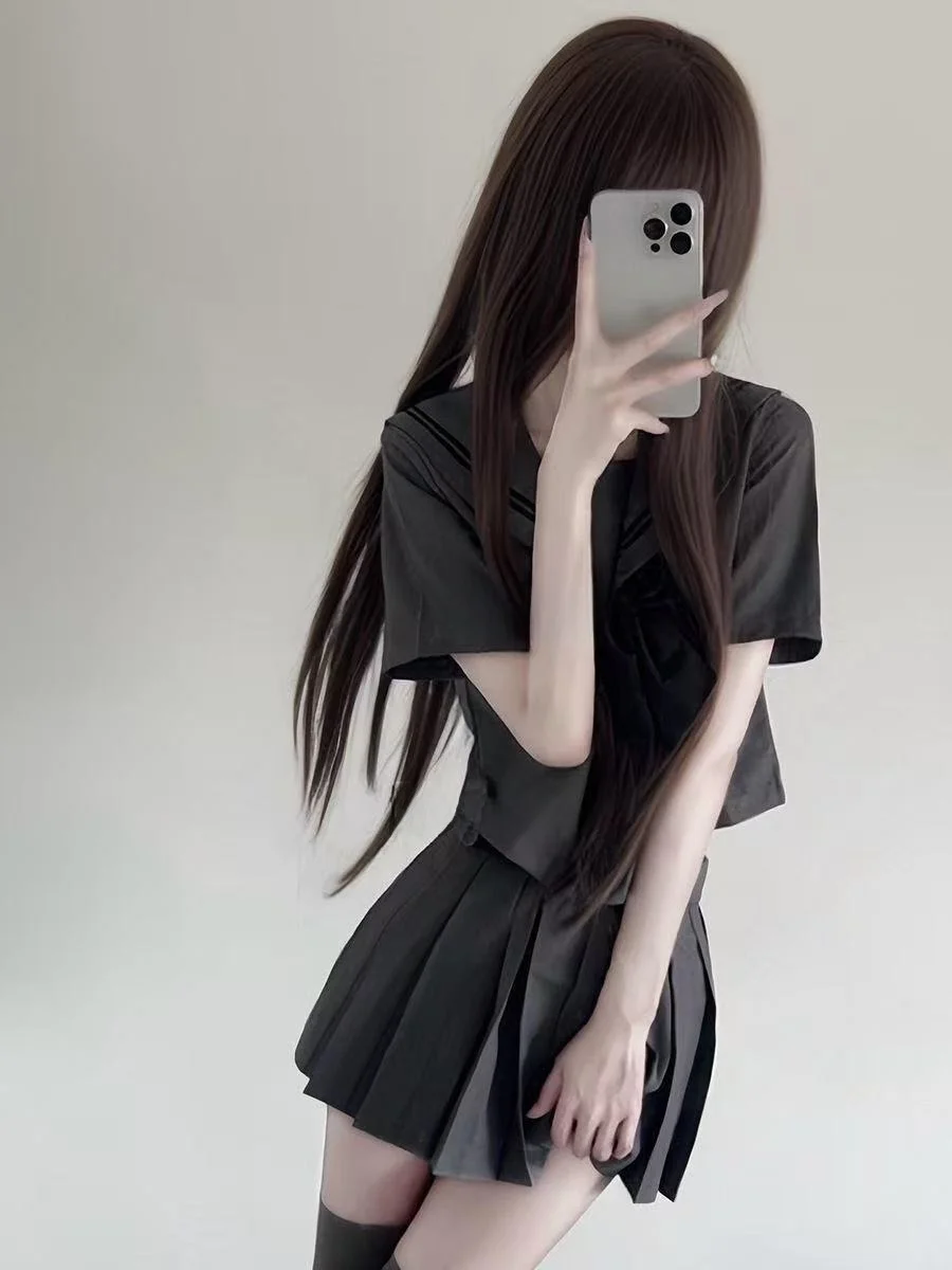 

Оригинальный японский Sle JK orm ey, костюм моряка из двух предметов, студенческий orm ort Sve irt, новая модель, комплект юбки JK