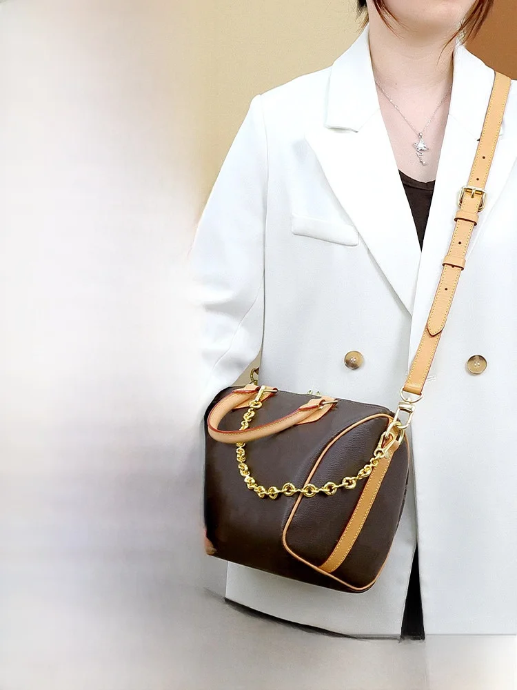 Handmade Decorative Chain for LV Bag Accessories Speedy2530 Boarding Pass Soft Strap Fashionable Accessory for Handcraft Room