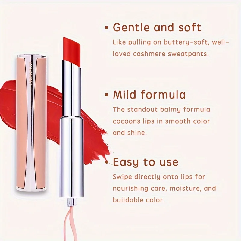 6-Colors Matte Nude Velvet Finish Lipstick, Matte Waterproof Creamy Moisturizing, Long Lasting Not Smudged Color Rendering