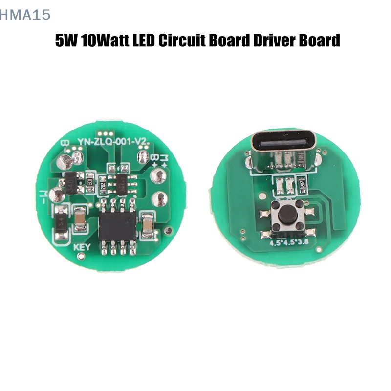 5W 10 Watt LED Circuit Board Driver Board Type-C Charging Module DIY Electronic Accessories For Flashlights Small Fans