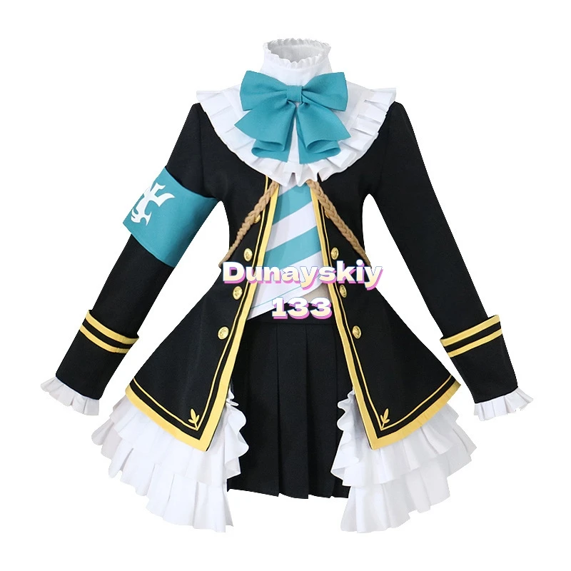 Uma Musume Pretty Derby Mejiro McQueen Costume Cosplay Set completo Scarpe parrucca per Carnevale di Natale di Halloween