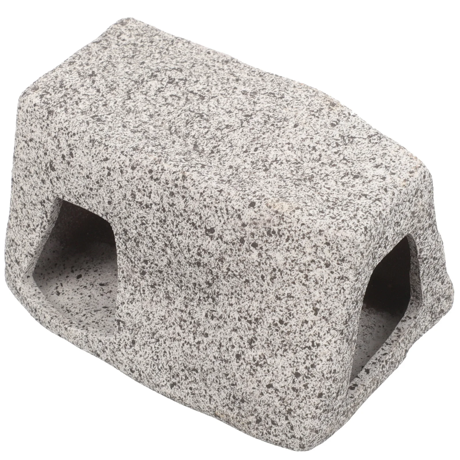 

Fish Cave Decor Aquarium Hideaway Habitat Purple Sands Shrimp Cave for Small Tanks Desktop Aquatic Decoration Sturdy Non-Tipping