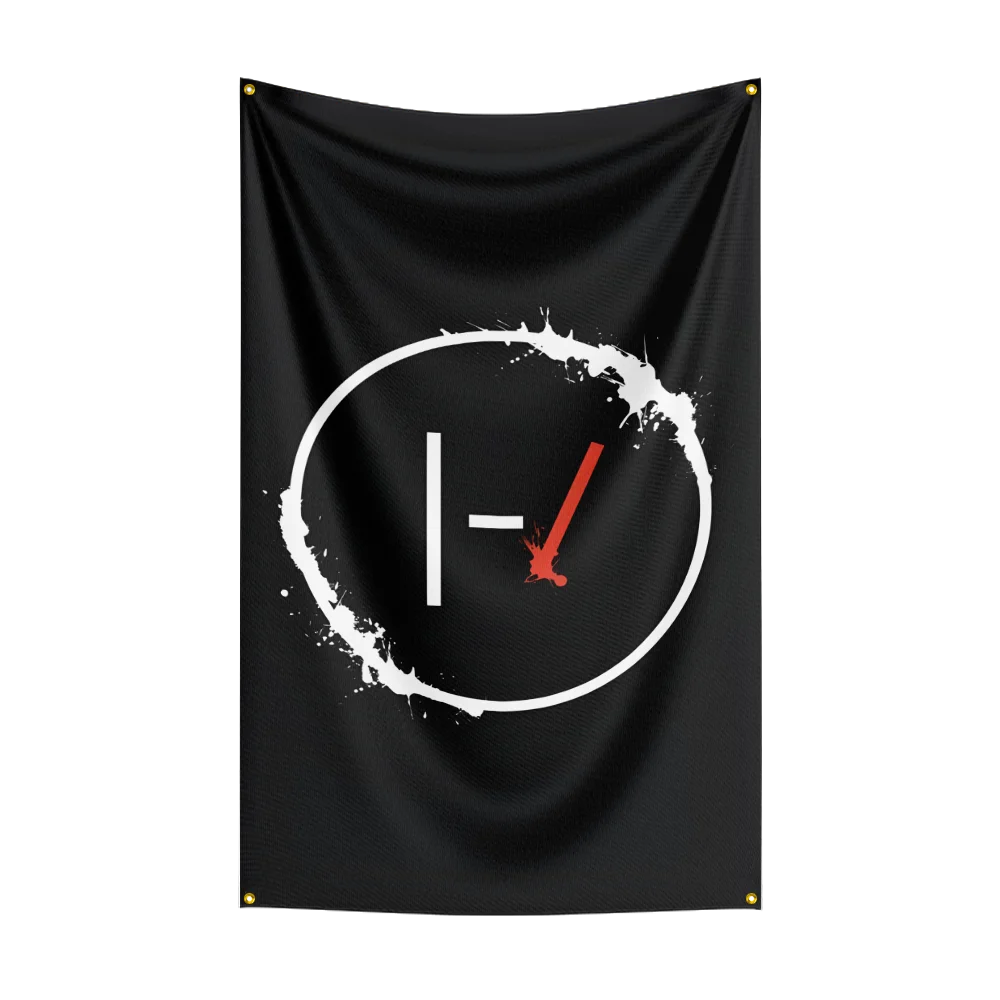 3x5 Ft Twenty One Pilots Flag Polyester Digital Printing Banner For Garage or Out door Decoration