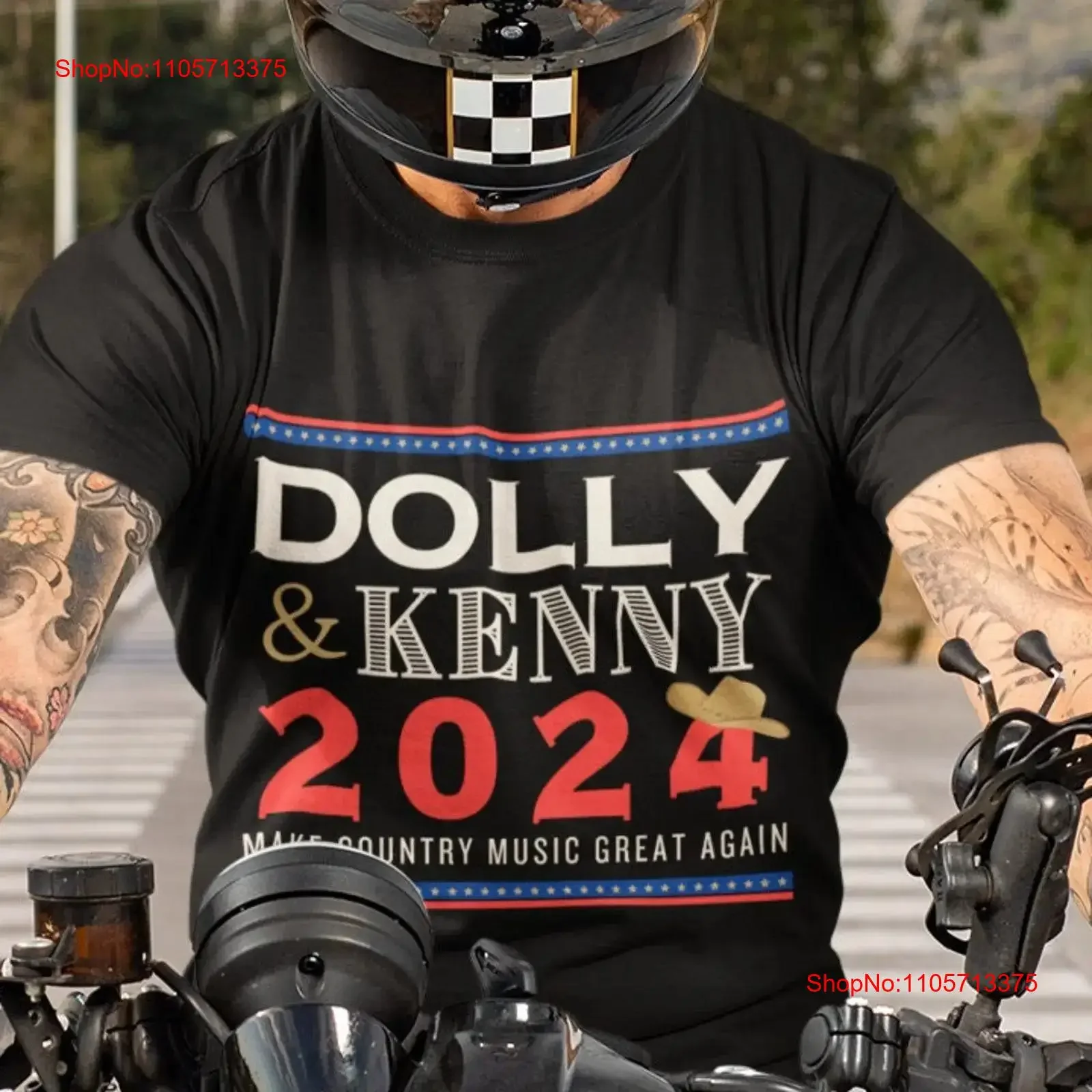 Kenny Rogers Dolly Parton T Shirt For Election 2024 Funny B vintage Washed Soft homme Top For Everyday Wear Stretched