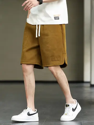 남성용 드로스트링 헐렁한 스웨트쇼츠, 와이드 브리치 팬츠, 짧은 스웻팬츠 스트리트웨어, 8XL 플러스 사이즈, 2023 여름 신상