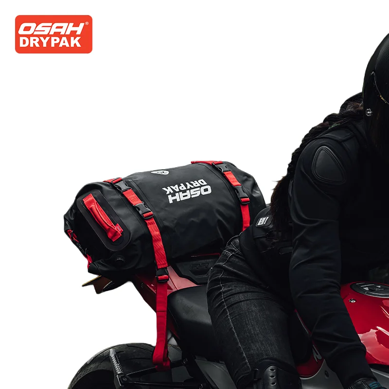 

Osah Multifunctional Motorcycle Bag Waterproof Rear Seat Bag Crossbody Bag Luggage Backpack 25L Outdoor Beach Riding Gears Pack