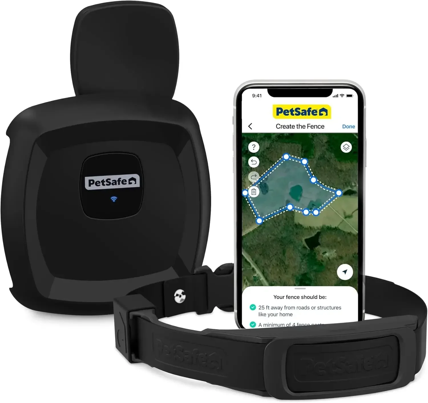 chnology - Wireless Virtual Fence - No Subscription Required - Waterproof Collar with Long Lasting Battery - Easy to Set Up