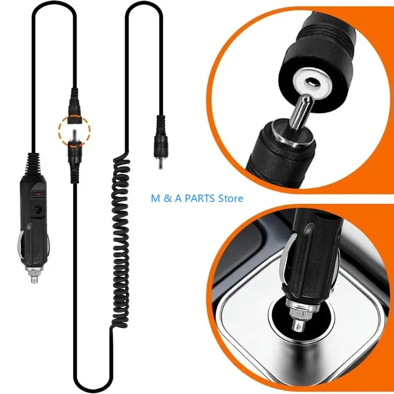 U1JF Universal 12V Heated Helmet Adapter Easy to Use for Winter Sports & Outdoor Use