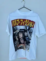 日本のパルパルフィクションTシャツ、長袖またはショートスリーブ、l