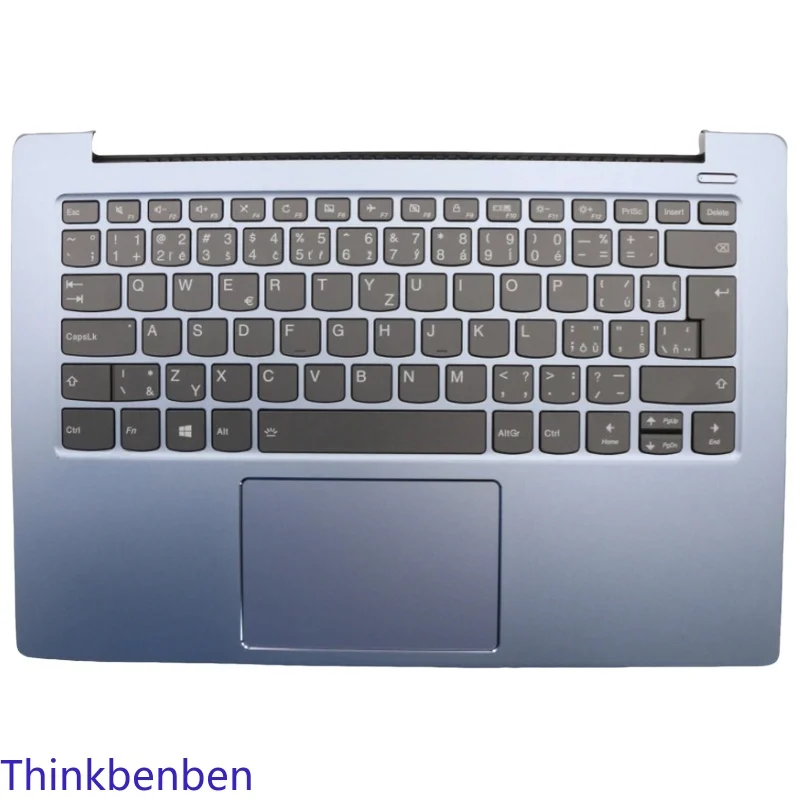 CZ Czech Blue Keyboard Upper Case Palmrest Shell Cover For Lenovo Ideapad 530S 14 14IKB 14ARR 5CB0R11816