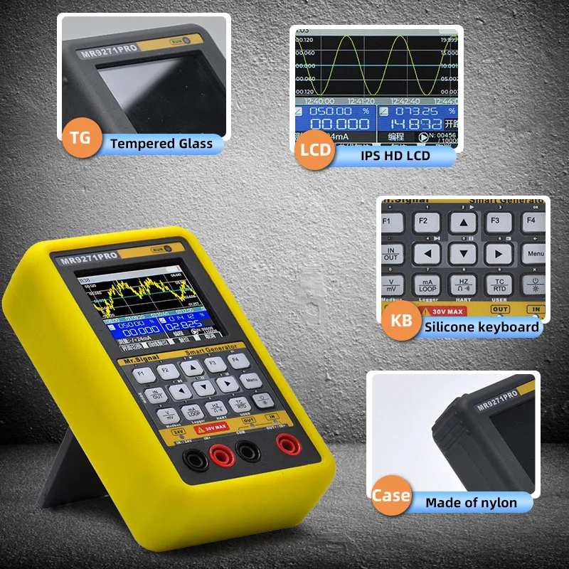 Imagem -03 - Gerador de Sinal Hart & Modbus com Gravador Paperless Integrado Compatibilidade Multi-sinal Suporte à Calibração do Processo