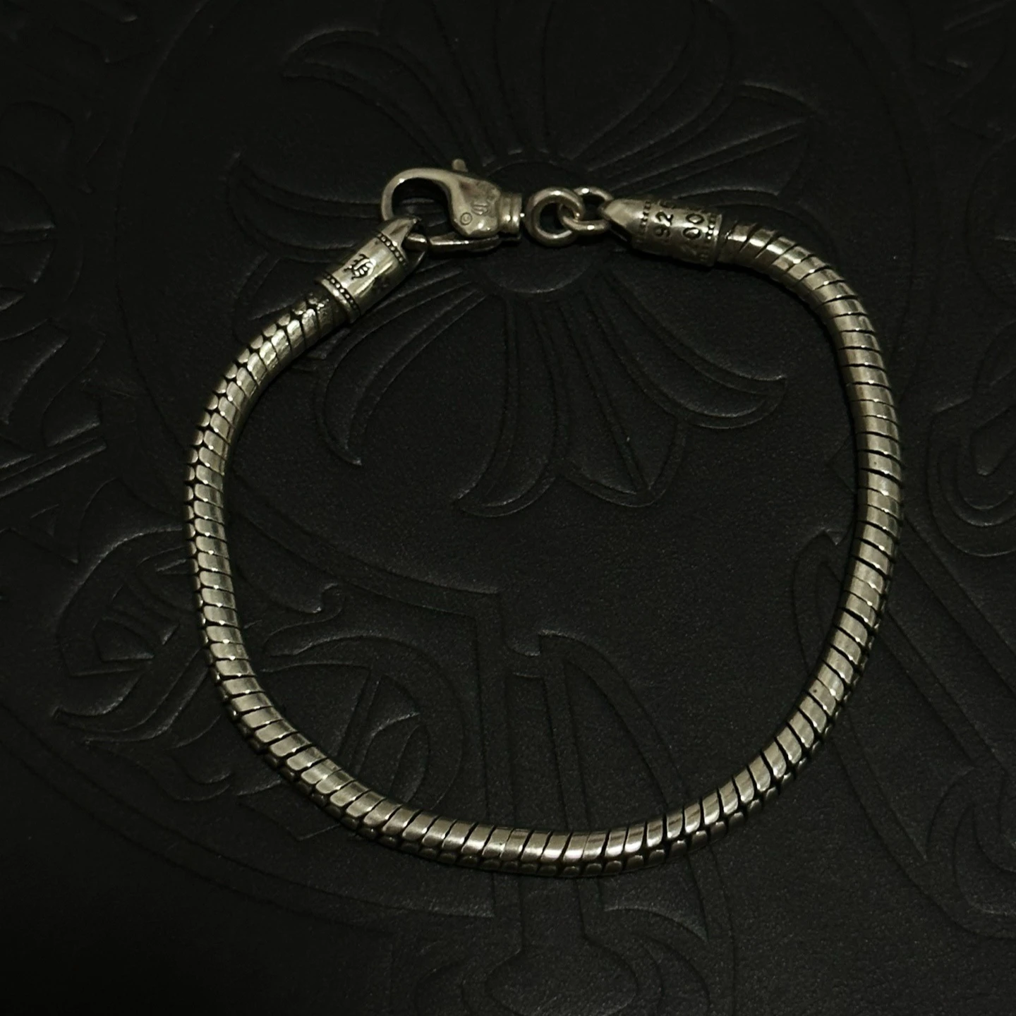 CH simple light luxury charm couple bracelet S925 sterling silver classic daily versatile jewelry