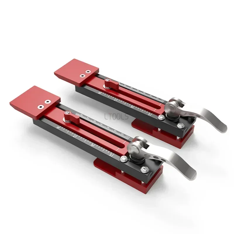 1 Set Wall Panel Install Tool Precision Gecko Gauge Aluminum Adjustable Stepped Board Install Jig with Metric Inch Double Scale