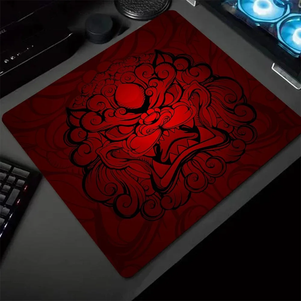 E-sports Tiger Anime Gaming Mouse Pad 45X40CM Desk Mat Laptop Mouse Pads Game Carpet Keyboard Pad Desktop Protector Mouse Pads