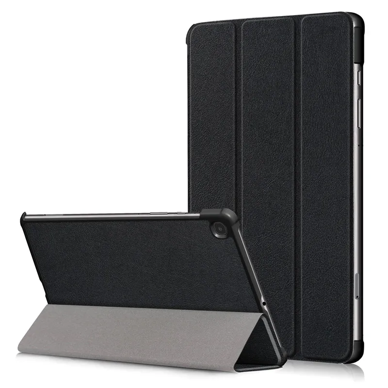 Case For Funda Samsung Galaxy Tab S6 Lite Case P610 P615 Tri-Fold Leather Stand Tablet Cover For Galaxy Tab S6 Lite Case + Gift