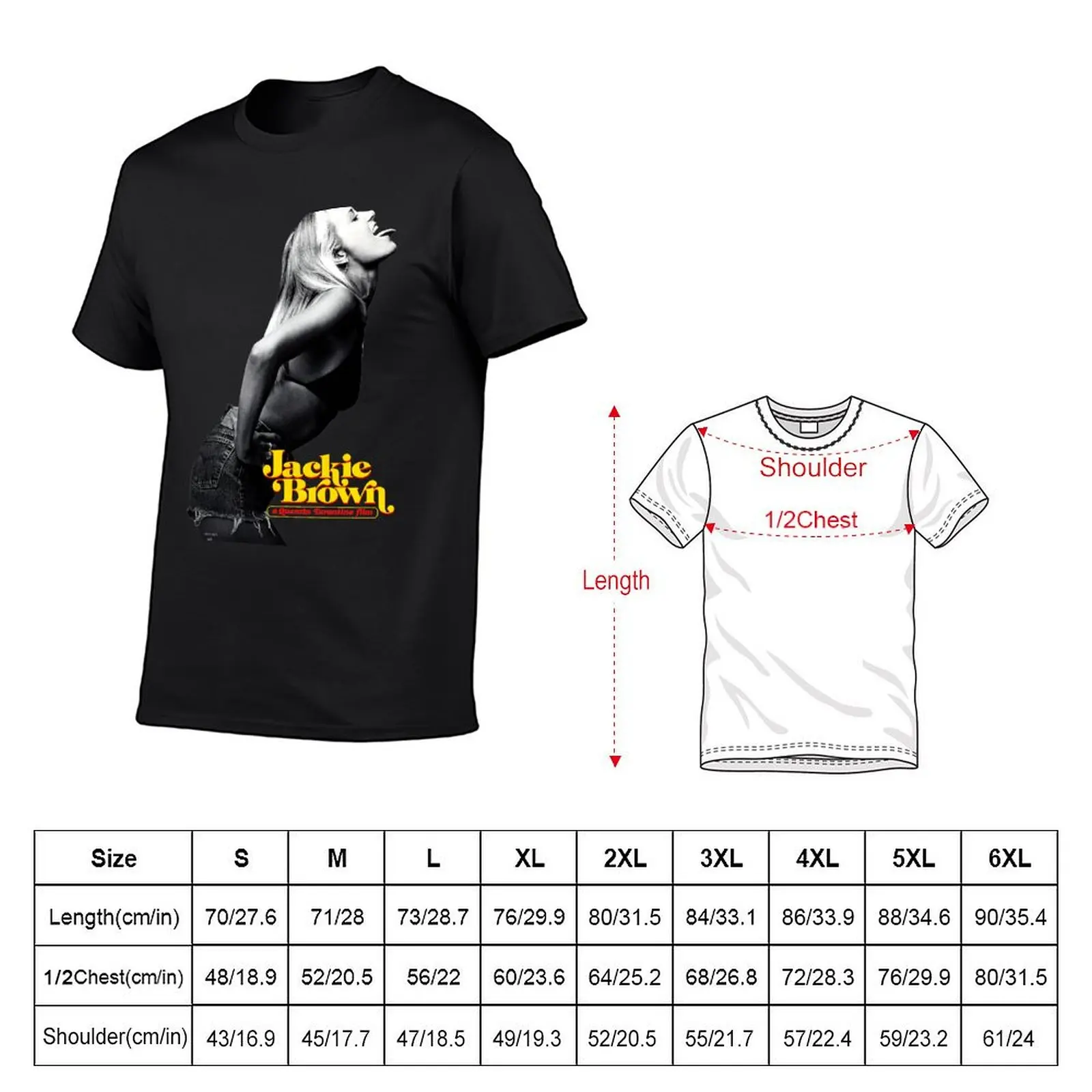 Jackie Brown Bridget Fonda Poster T-Shirt Aesthetic clothing quick-drying customs mens graphic t-shirts funny