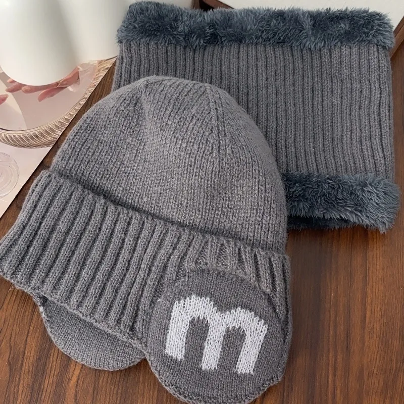 شتاء دافئ أفخم محبوك الثلوج الرجال النساء قبعة أنيقة على الموضة للجنسين جديد في الهواء الطلق Coldproof سدادات حماية الأذن قبعات صوف القبعات للنساء #4