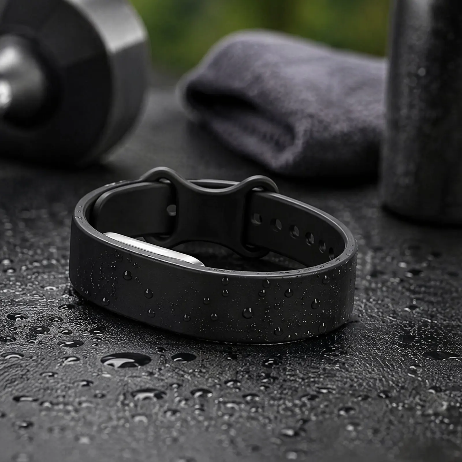 Sweat-Proof Silicone Wristband for Hume Band 2.0 Soft Breathable Adjustable Replacement Sport Watch Strap