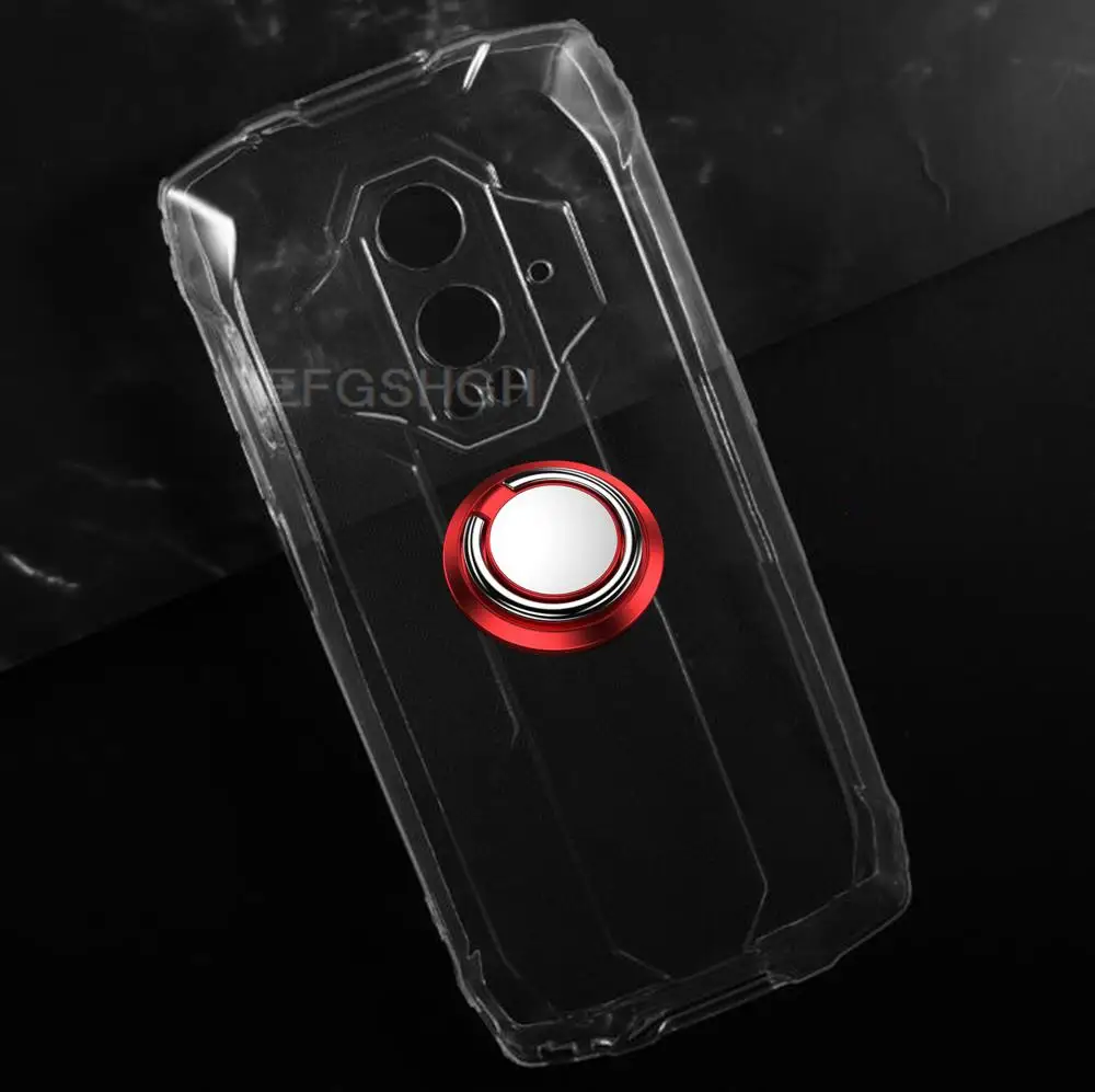 Fashion Cover FOR Blackview BV9300 Pro 6.7"BlackviewBV9300 BV 9300 Pro Metal Ring Holder Magnetic TPU Back Phone Case view 3