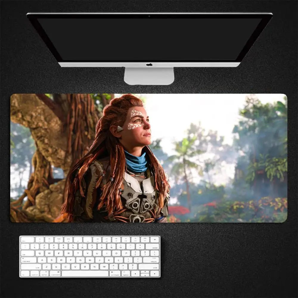 

Game Horizon Forbidden West Mouse Pad Gaming Mousepad Abstract Large 800x400x2mm MouseMat Garbinet Player Desk