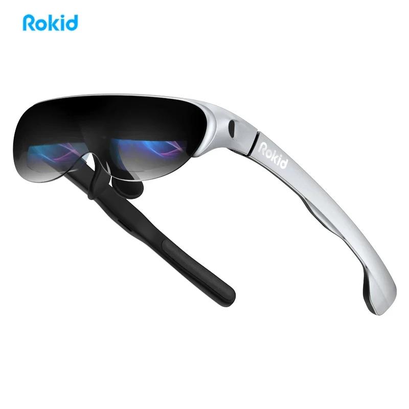 

Rokid Air AR Glasses Myopia Friendly Massive 120" Screen with 1080P OLED Dual Display 43° FoV, 55PPD, without Wireless Adapter