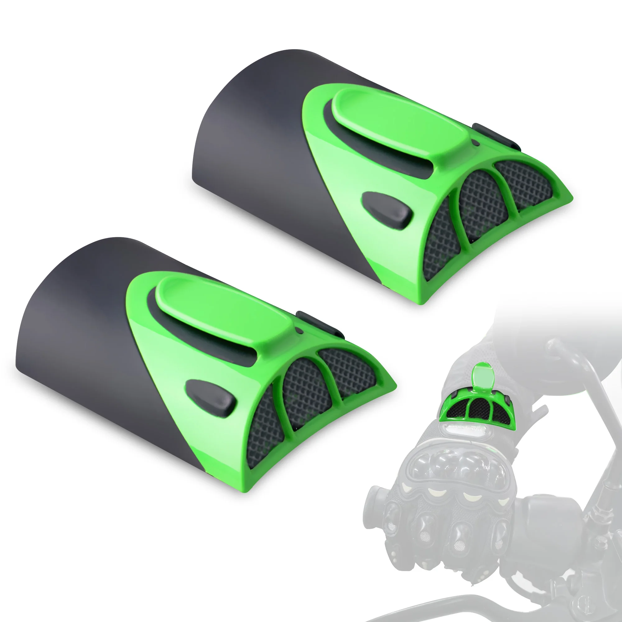Universal Green 1 Pair Cooling Arm Sleeves Cooling System Jacket Sleeve Vent for Summer Warm Weather Motorcycle Accessories