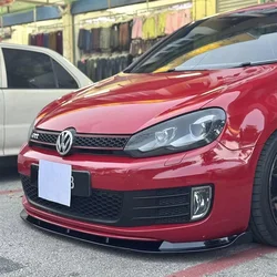 Maxton Style Car Front Bumper Lip Spoiler For VW Golf MK6 GTI Golf MK6 GTI 2009-2013 Front Boot Bumper Chin Protector Spoiler