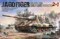 TAKOM 8001 1/35 JAGDTIGER Sd.Kfz.186 EARLY/LATE PRODUCTON 2 IN 1 2019 NEW Model Kit