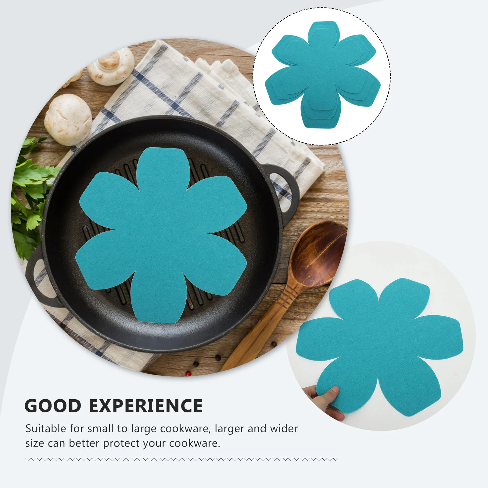 

Dining Potholder Kitchen Table Mats Water Proof Heat Resistant for Countertops Work