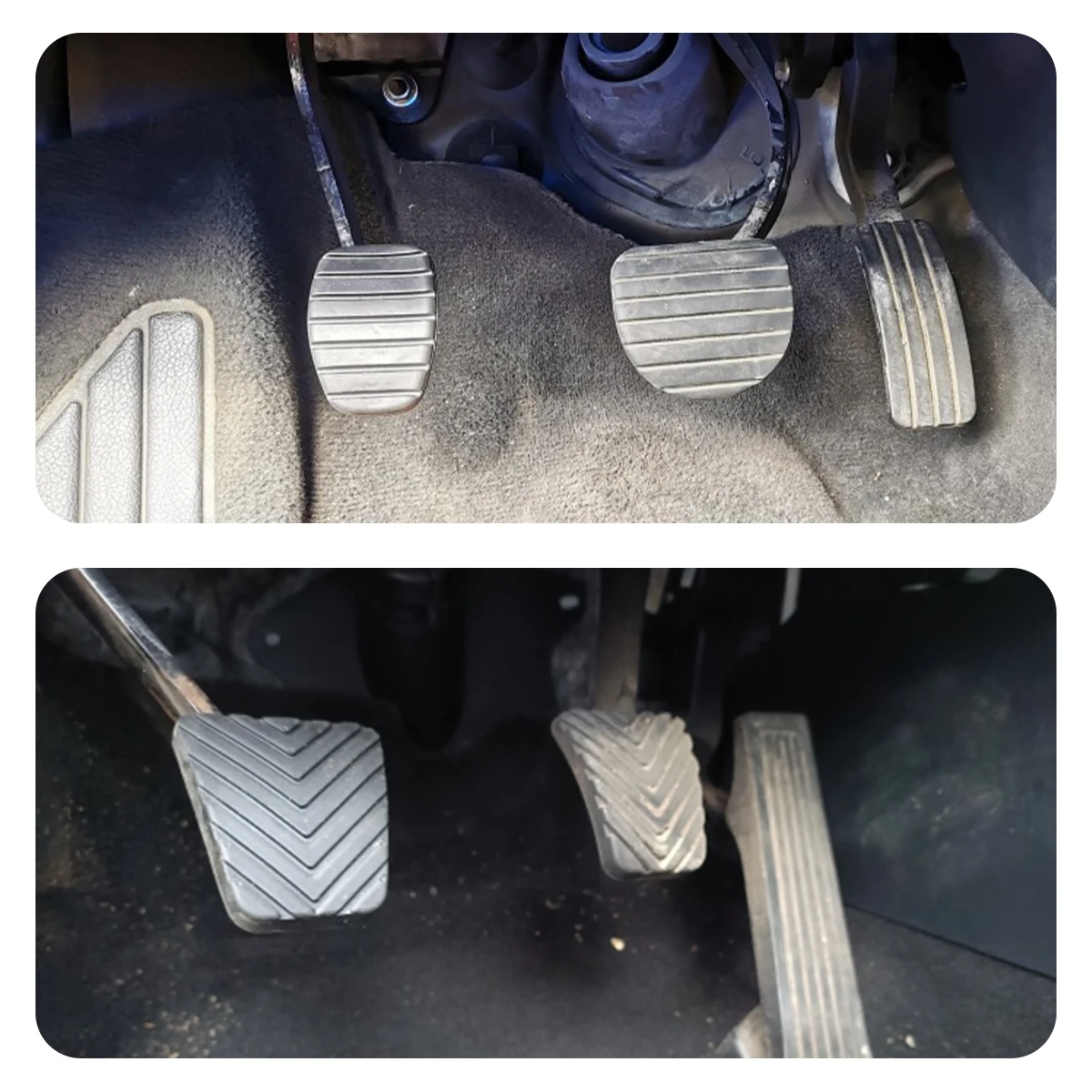 Remplacement du couvercle de la pédale d\'embrayage de frein de voiture en caoutchouc, cristaux pour Opel, Toyota, VW, Honda, Ford, Nissan, Suzuki,
